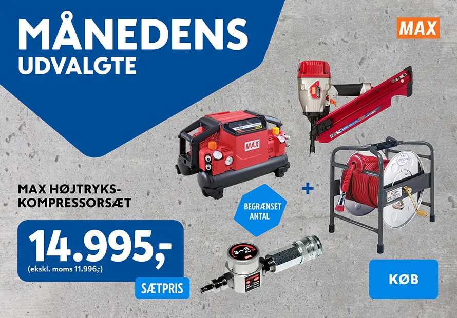 Månedens udvalgte - Max højtrykskompressorsæt