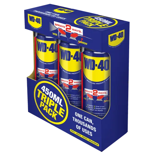 WD40 multiolie 450ml m/smart straw 3 stk.