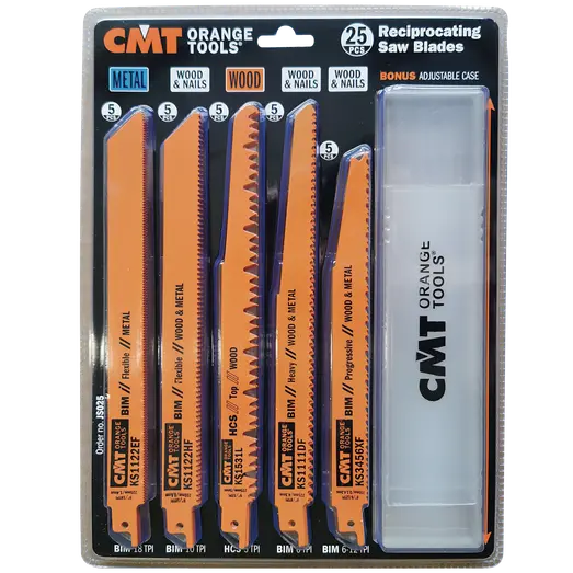 CMT Bajonetklingesæt med 25 stk.