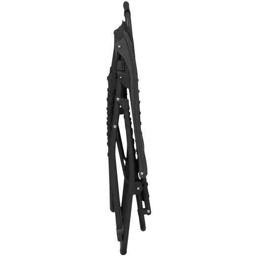 Positionsstol metal sort m/nakkehynde