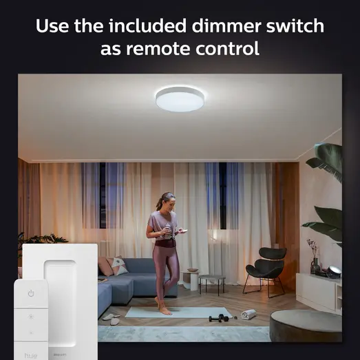 Philips Hue Enrave L plafond Ø42,5 cm 33,5W hvid