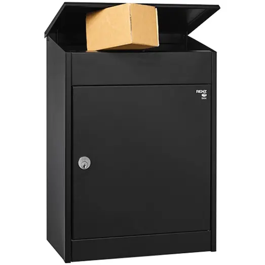 MEFA Bosca 406 pakkepostkasse sort struktur 390x530x225 mm