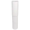 Plastmo nedførsel lige hvid