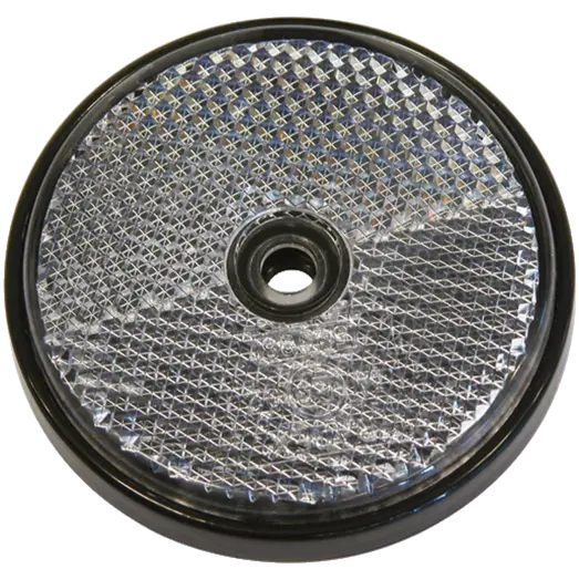 Refleks rund 70 mm hvid