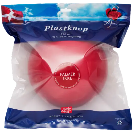 DanoMast rød plast knop