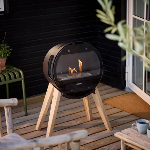 Aduro B1 biopejs med glasdør,- og sider