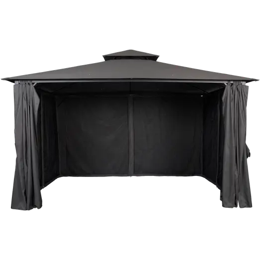 Outfit pavilion 3x4 m sort/grå