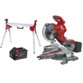 Milwaukee M18™ FMS254-0 Fuel™ kap-/geringssav m/6,0 Ah batteri og arbejdsbord