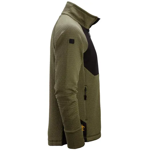 Snickers 8404 mellemlagsjakke khakigrøn/sort str. 3XL