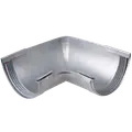 Plastmo indvendig gering nr. 11, 90° m/gummi aluzink