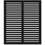 Plus Harmoni Hegn  120x140 cm sort