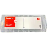 Fischer MiniFixTainer PowerFast II Panhoved / Bonus Zink 105 stk