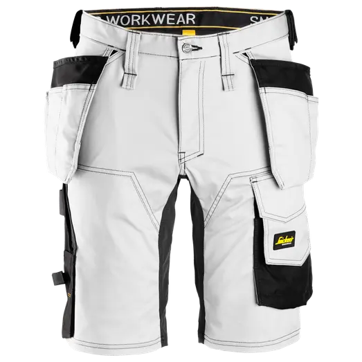 Snickers Workwear shorts hvid/sort