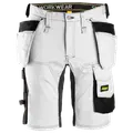 Snickers Workwear shorts hvid/sort