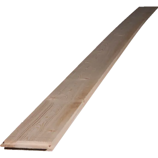 Tagbrædder fyr/gran rupløjede m/endenot 25 x 125 mm pr. løbende m