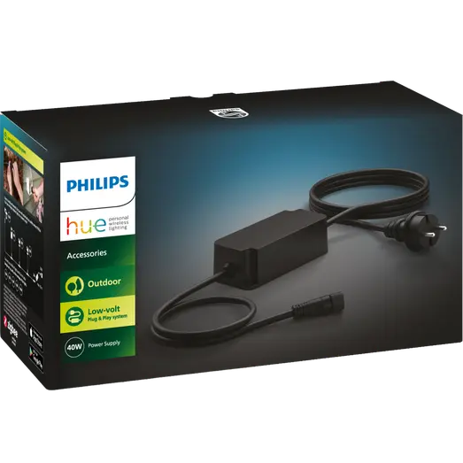 Philips Hue 40W strømforsyning til udendørs lav volt lamper
