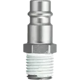 Rectus trykluft-nippel 1/4" udv. gevind