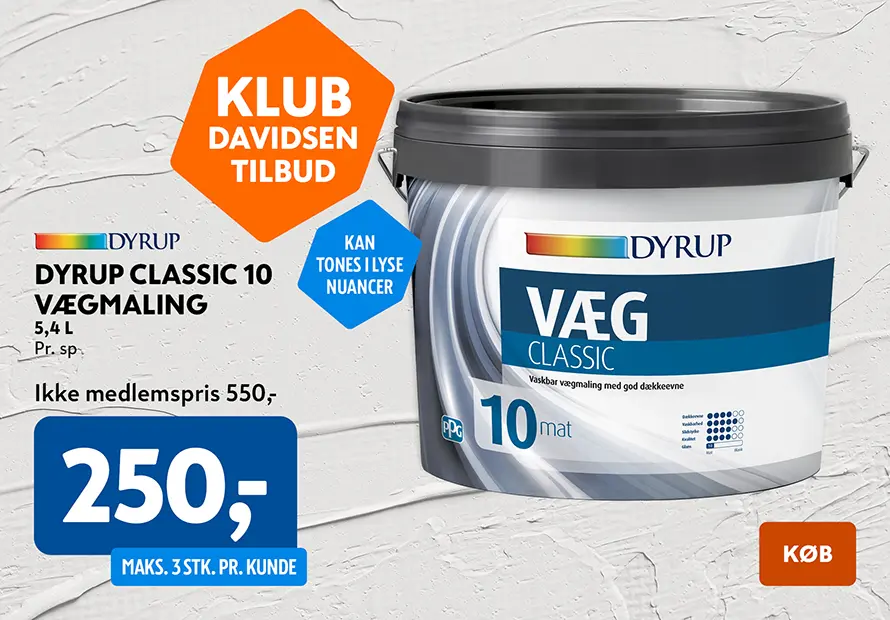 Klub Davidsen tilbud