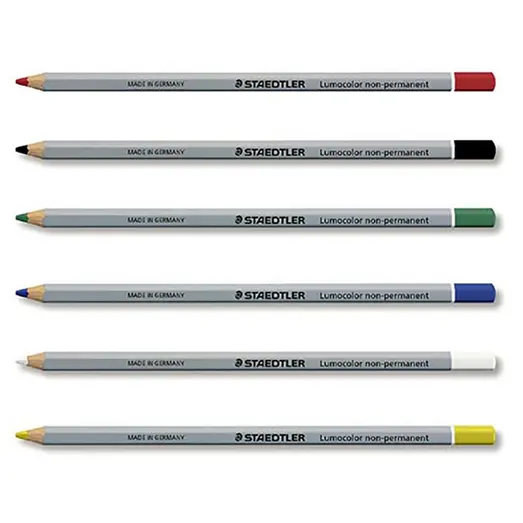 Staedtler vandopløselig fedtblyant hvid