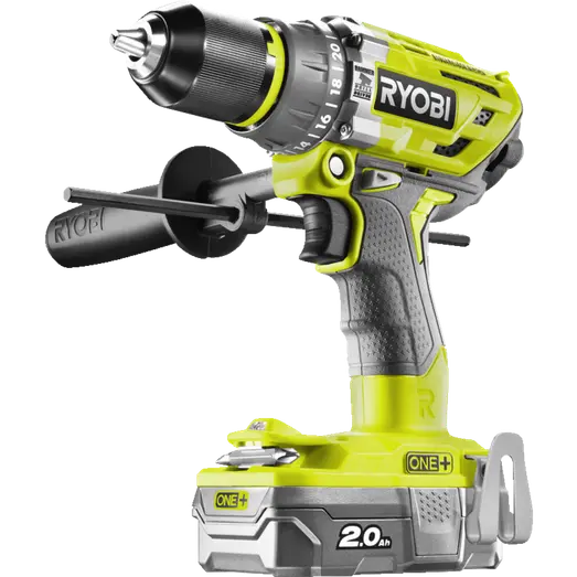 Ryobi R18PD7-220B akku slagbore-/skruemaskine 2x2,0 Ah 18V ONE+