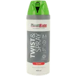 Plasti-Kote twist spraymaling 400 ml blank grøn