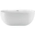 Milobad badekar 78x60x170 cm hvid akryl