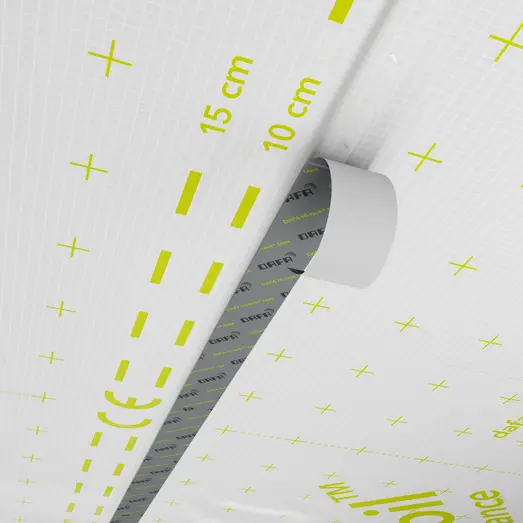 Dafa armeret ExFoil dampspærre 2,15x46,5 m hvid