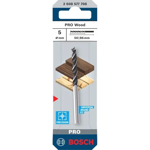 Bosch PRO Wood træbor, 5x50x86 mm