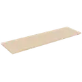 Wallmann bambus limtræshylde ubehandlet 18x200x1200 mm