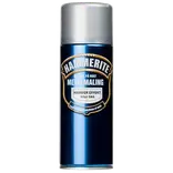 Hammerite effekt metalmaling spray sølvgrå