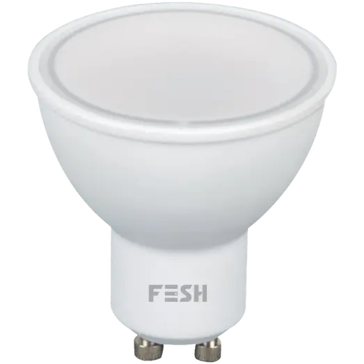FESH LED spot kold/varm GU10 5W Ø50 mm hvid