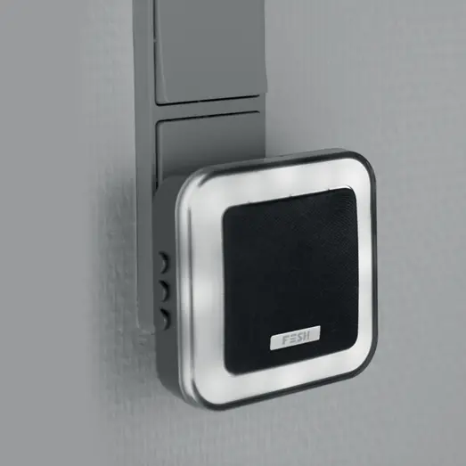 FESH 102051 dørklokke trådløs Wi-Fi til 4 tryk koksgrå