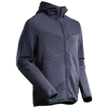 Mascot 22603-681 Fleece hættetrøje med lynlås mørk marine