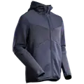 Mascot 22603-681 Fleece hættetrøje med lynlås mørk marine