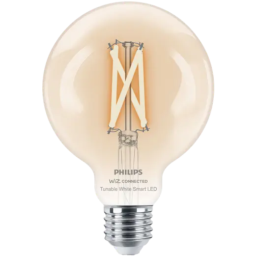 Philips Smart WiZ white LED pære E27 6,7W globe klar