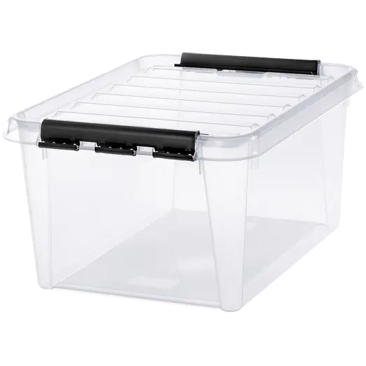Smartstore Classic 31 plastkasse med låg 50x39x26 cm