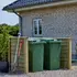 PLUS Renovationsskjul Klink Profil trykimprægneret m/træstolper til nedgravning